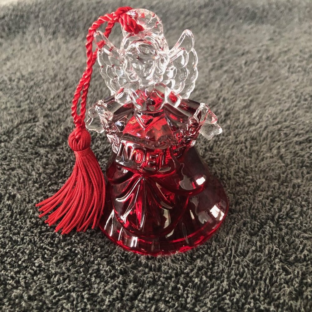 Waterford Crystal Marquis Angel Bell Ornament